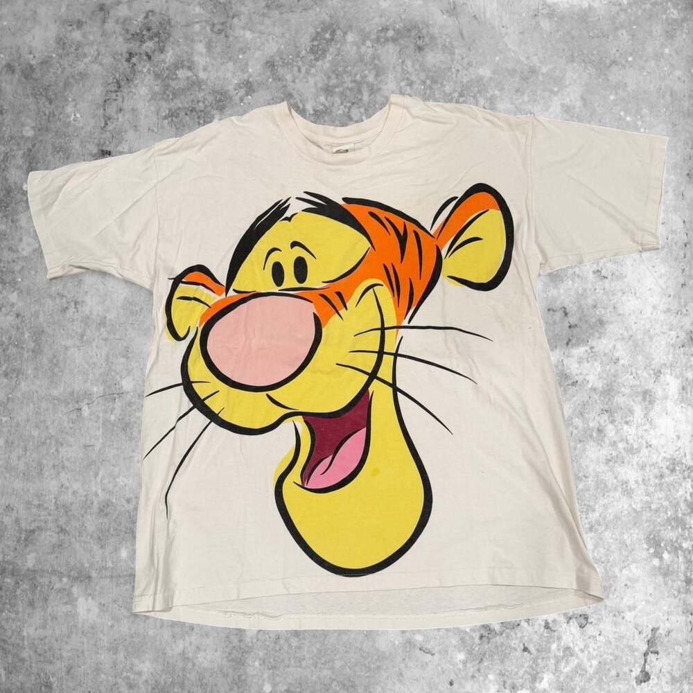 Vintage The Disney Store Tigger Big Face T-Shirt